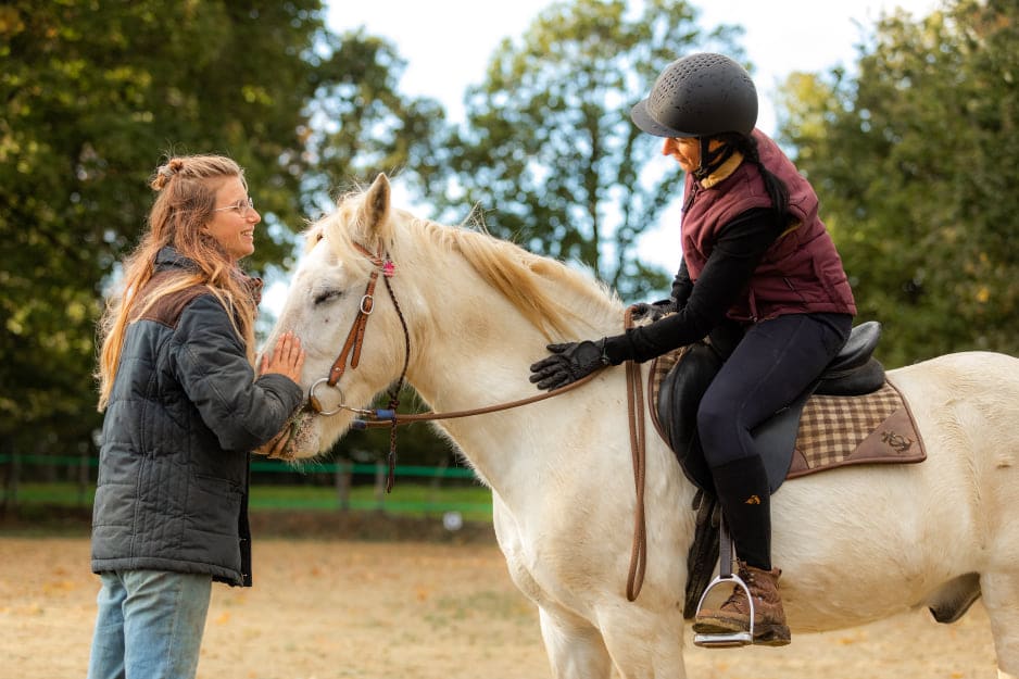 eerste keer te paard