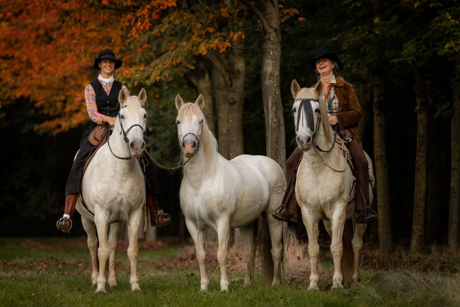 Buitenrit te paard met fotoshoot
